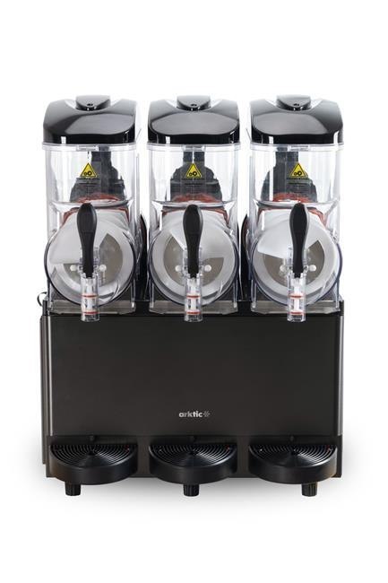 Granitor gastronomiczny Arktic czarny 3x12 l 230 V 1080 W Hendi 274378