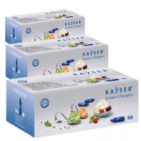 Naboje do Syfonu do Bitej Śmietany N2O 150 Sztuk | KAYSER 11513