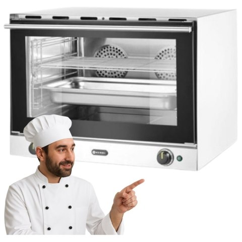 Piec Konwekcyjny Odpiekowy Gastronomiczny H100 GN1/1 3500W | HENDI 229880