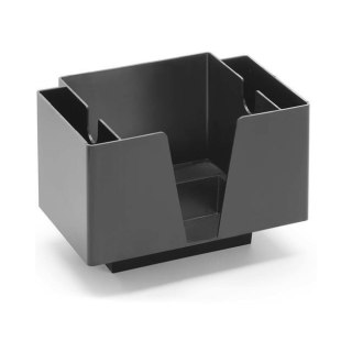 Przybornik barmański - 3 przegrody BarUp czarny 193x143x136 mm