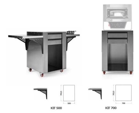 Solidna podstawa pod piec do pizzy Mantegna Cuppone Resto Quality SMN40-RS