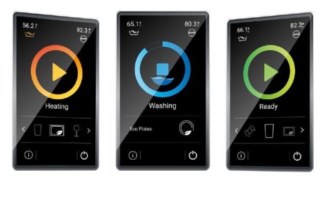 Zmywarka do szkła i talerzy kosz 500x500 panel dotykowy Kera Resto Quality KE50U