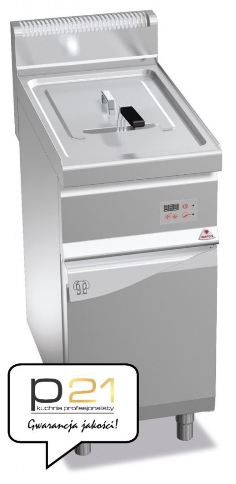 Frytownica INDIRECT GAS FRY gazowa jednokomorowa 18l na podstawie elektroniczne sterowanie 14kW GL18MI-E Berto's