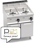 Frytownica TURBO elektryczna dwukomorowa 18+18 l na podstawie 2x 13,5 kW E7F18-8M Berto's