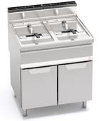 Frytownica TURBO gazowa dwukomorowa 15+15 l na podstawie 25,4kW GL15+15M Berto's