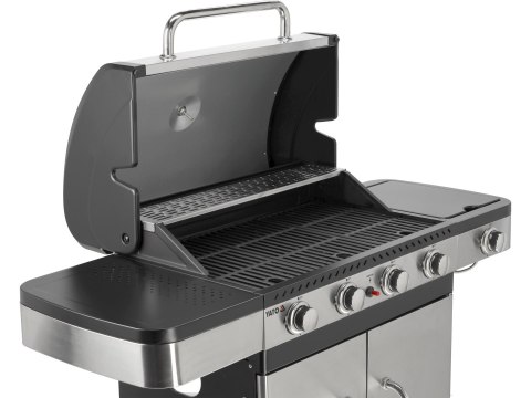Grill gazowy Zushi 4+1 stal nierdzewna 14,2 kW Yato YG-20019
