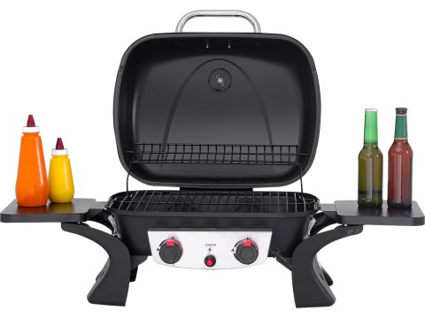 Grill gazowy przenośny Yake 2 palniki 5 kW Yato YG-20005