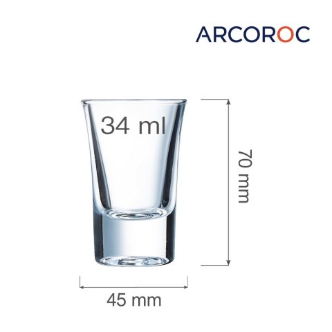 Kieliszek do wódki i likieru Hot Shot 34 ml (Stary kod: 21554) Arcoroc