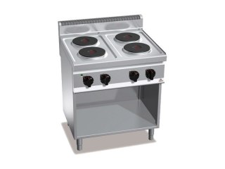 Kuchnia HIGH POWER elektryczna 4-płytowa na podstawie 10,4 kW/400V E7P4M Berto's