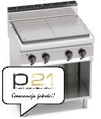 Kuchnia HIGH POWER elektryczna żeliwna 4-pola grzewcze na podstawie 9 kW/400V E7TPM Berto's