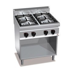 Kuchnia HIGH POWER gazowa 4-palnikowa na podstawie 21 kW G7F4M Berto's