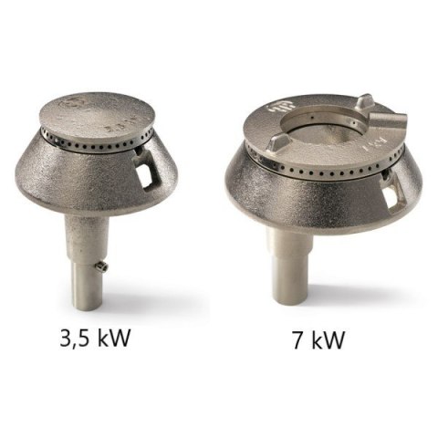 Kuchnia HIGH POWER gazowa 6-palnikowa z piekarnikiem GN2/1 31,5 kW + 7,8 kW,G7F6+FG Berto's