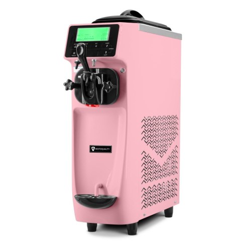 Maszyna automat do lodów włoskich 6 l różowa RQ16E-P
