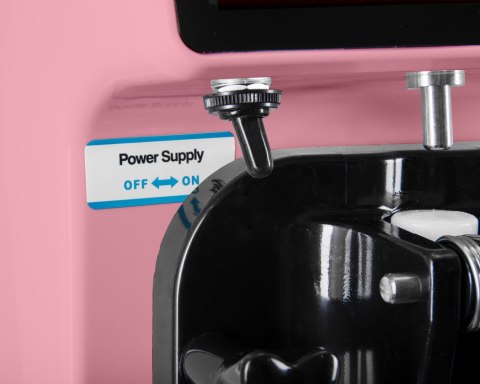 Maszyna automat do lodów włoskich 6 l różowa RQ16E-P