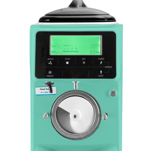 Maszyna automat do lodów włoskich 6 l zielona RQ16E-T
