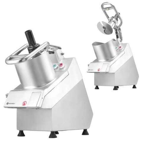 Out Elektryczna szatkownica do warzyw z dużym otworem i zestawem tarcz Hendi 231852