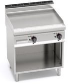 Płyta grillowa POWERED MULTIPAN elektryczna gładka 9,6 kW/400V na podstawie 2 niezależne strefy grzewcze,E7FL8MP-2 Berto's