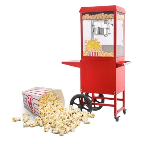 Urządzenie do popcornu z wózkiem, HENDI, czerwony, 220-240V/1155W, 940x510x(H)1553mm Wariant podstawowy