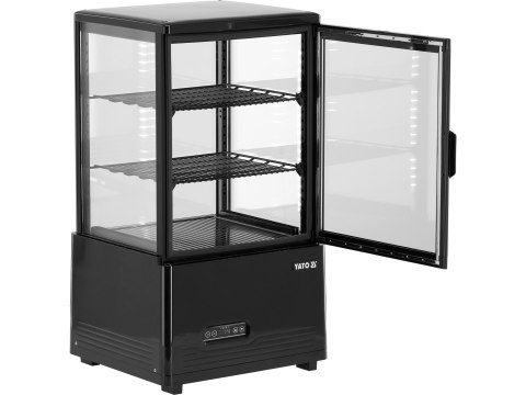Witryna chłodnicza 59L 46x41x82 czarna Yato YG-05050