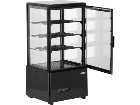 Witryna chłodnicza 79L 46x41x97 czarna Yato YG-05052