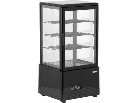 Witryna chłodnicza 79L 46x41x97 czarna Yato YG-05052