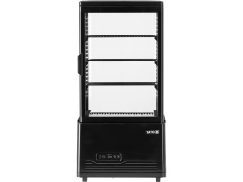 Witryna chłodnicza 79L 46x41x97 czarna Yato YG-05052