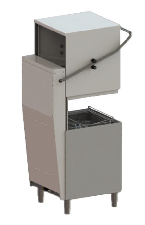 Zmywarka kapturowa gastronomiczna cykl od 60s kosz 500x500 KRUPPS K1100E