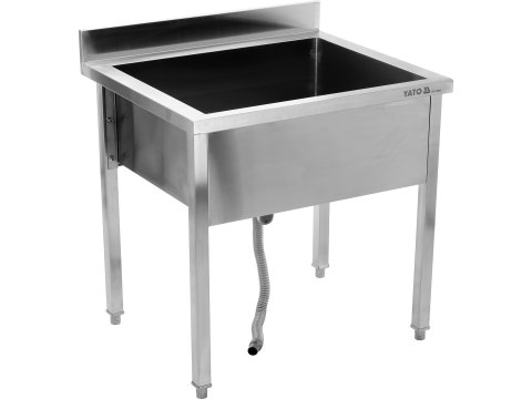 Basen gastronomiczny ze stali nierdzewnej 100x70 cm Yato YG-30925