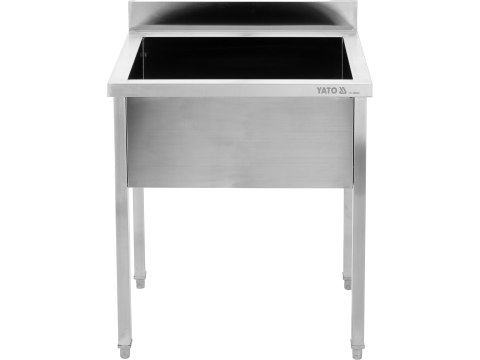 Basen gastronomiczny ze stali nierdzewnej 60x60 cm Yato YG-30920