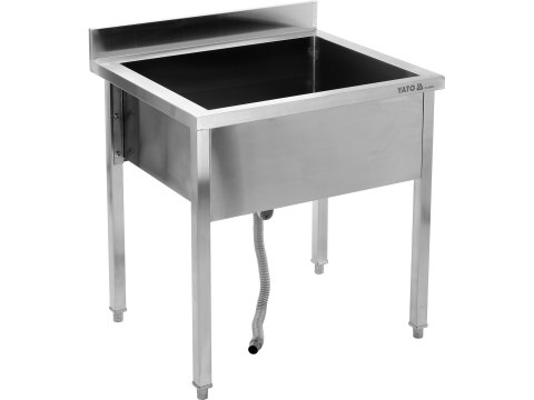 Basen gastronomiczny ze stali nierdzewnej 60x70 cm Yato YG-30923