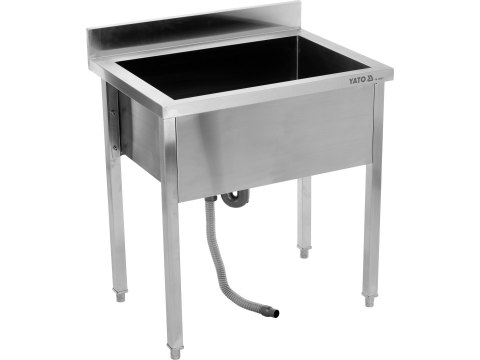 Basen gastronomiczny ze stali nierdzewnej 80x60 cm Yato YG-30921