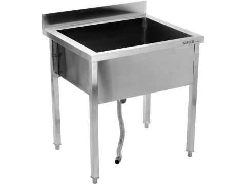 Basen gastronomiczny ze stali nierdzewnej 80x70 cm Yato YG-30924