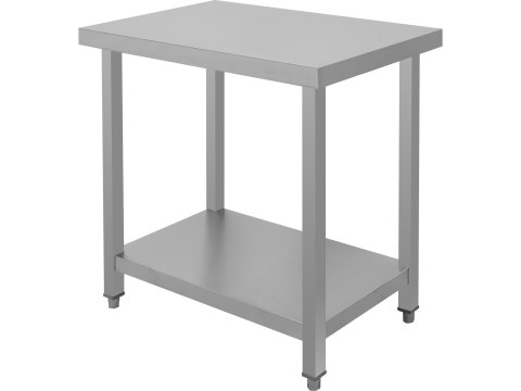 Stół nierdzewny z półką centralny bez rantu 1200x600x850 mm Yato YG-08992
