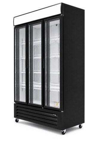 Witryna chłodnicza przeszklona 3-drzwiowa 907L 1200x580x1950 EC-1200 | DUŻA