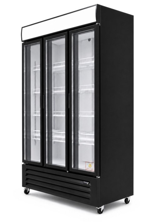 Witryna chłodnicza przeszklona 3-drzwiowa 907L 1200x580x1950 EC-1200 | DUŻA