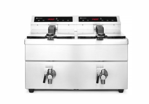 Frytownica Indukcyjna z Kranem 2x8l Gastronomiczna | HENDI 215029