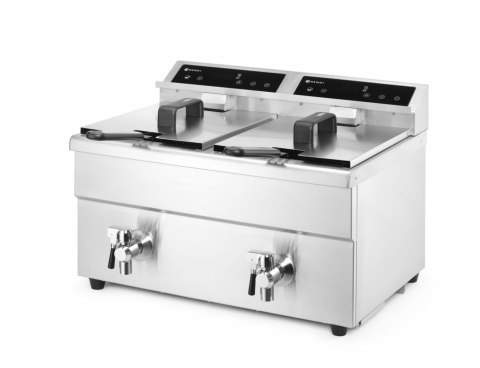 Frytownica Indukcyjna z Kranem 2x8l Gastronomiczna | HENDI 215029