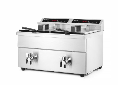 Frytownica Indukcyjna z Kranem 2x8l Gastronomiczna | HENDI 215029