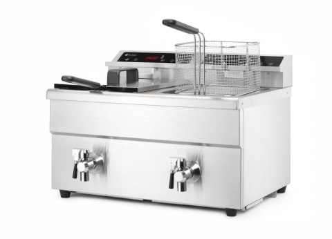 Frytownica Indukcyjna z Kranem 2x8l Gastronomiczna | HENDI 215029