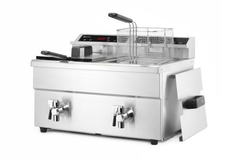 Frytownica Indukcyjna z Kranem 2x8l Gastronomiczna | HENDI 215029