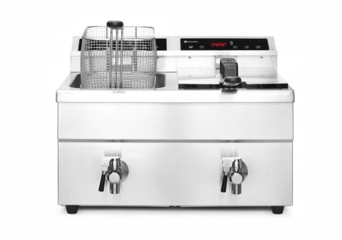 Frytownica Indukcyjna z Kranem 2x8l Gastronomiczna | HENDI 215029