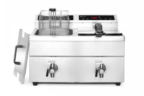 Frytownica Indukcyjna z Kranem 2x8l Gastronomiczna | HENDI 215029
