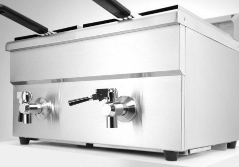Frytownica Indukcyjna z Kranem 2x8l Gastronomiczna | HENDI 215029