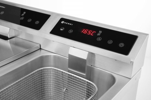 Frytownica Indukcyjna z Kranem 2x8l Gastronomiczna | HENDI 215029