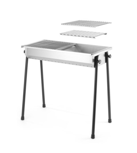 Grill Na Węgiel Drzewny 2 Ruszty | HENDI 150603