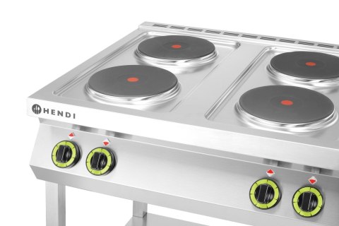 Kuchnia Elektryczna Gastronomiczna 4-Płytowa 10,4 kW | HENDI 226223