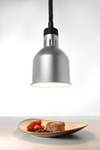 Lampa Grzewcza Wisząca Srebrna | HENDI 273883