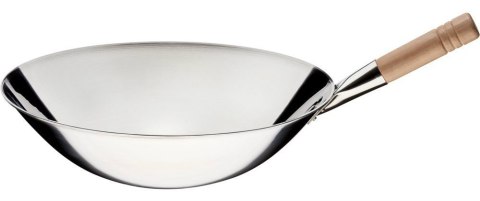 Wok Patelnia Polerowana Ø40 Cm Do Kuchni Indykcyjnych Typu Wok Stalgast 037401