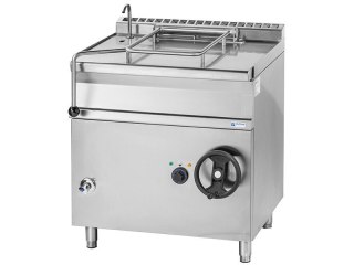 Patelnia przechylna, elektryczna, poj. 80l, 12 kW, dno Inox, EBS80.98 Inox | Gasztrometal