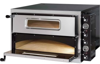 Piec Do Pizzy Elektryczny Gredil 2-Poziomowy 8x35 Cm 9 kW Stalgast 782002